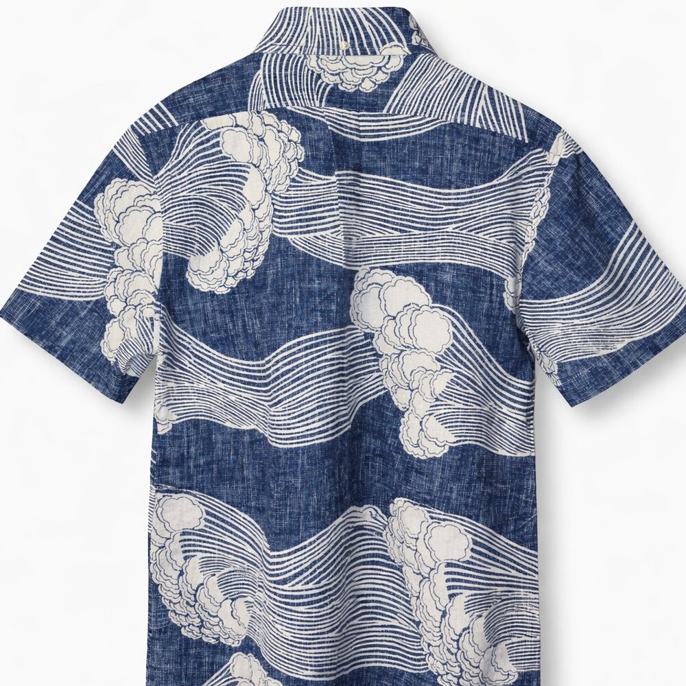 Reyn Spooner Horizon Tide Classic Pullover Shirt Dress Blue - Picture 2 of 5